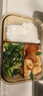 希乐扣Cilock耐热玻璃饭盒 上班族带饭饭盒微波炉可加热便当盒冰箱保鲜盒3件套 实拍图
