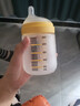 小雅象防胀气玻璃奶瓶新生儿3-6个月婴儿奶瓶 240ml M号奶嘴（标准款） 实拍图