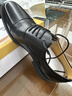 强人商务正装鞋男际华3515品质头层牛皮单皮鞋 15三接头皮鞋 黑色 40 实拍图