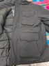 京东京造进口极寒95鹅绒服羽绒服男外套女冬季新款中长款新年 曜石黑 L 实拍图