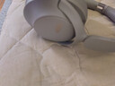 QCY H3S 头戴式-56dB主动降噪【双金标+A级降噪认证】7麦蓝牙耳机无线有线游戏低延迟超长续航 灰色 实拍图