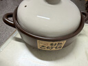 康舒砂锅家用耐高温干烧不裂火锅煲煲汤煲炖锅燃气灶专用商用陶瓷沙锅 棕米耐热干烧锅3-5人 3300ml 实拍图