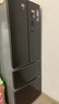 美的（Midea）325L法式四开门冰箱小户型超薄风冷无霜一级能效变频节能净味以旧换新BCD-325WFPM(E)国家补贴 实拍图