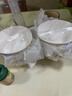浩雅景德镇陶瓷碗具套装陶瓷米饭碗汤碗用面碗饭碗时光漫步10个装 实拍图