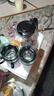 一壶四杯茶壶套装 大容量玻璃茶杯带滤网耐高温水壶茶具无底座 1000ML一壶+四杯套装 1件 实拍图