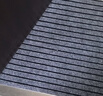 柏能条纹入户地垫门口地毯入户门脚垫进户门口地垫可裁剪120x300cm灰 实拍图