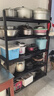 UOEN厨房置物架家用多功能仓储多层落地储物收纳杂物快递橱柜铁货架子 实拍图