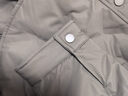 GXG男装宽松短款羽绒服衬衫外套冬季 卡其色 175/L 实拍图