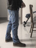 Lee726舒适直筒丹宁复古水洗蓝色男牛仔裤休闲潮流 实拍图
