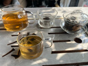 金镶玉 玻璃茶杯 玻璃盖碗 高硼硅耐热防爆泡茶碗 三才盖碗±150ml 实拍图