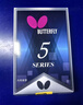 蝴蝶（BUTTERFLY）五星级乒乓球拍横拍 双面反胶皮比赛底板TBC501单拍 内附拍套 实拍图