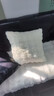 兔毛泡泡绒抱枕沙发高级感客厅靠枕办公室靠背秋冬季床头靠垫 兔毛绒-奶油白 45cm*45cm 枕套 +枕芯 实拍图