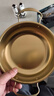【韩剧同款】加厚不锈钢干锅海鲜锅火锅金色平底浅锅双耳锅泡面锅 单人款19cm【金色】双柄汤锅 实拍图