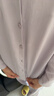 蕉内棉棉301H女士睡衣带胸垫纯棉长袖翻领防凸点可外穿家居服春夏季 实拍图