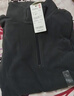 优衣库男装柔滑弹力摇粒绒半拉链套头衫/长袖481184 09 黑色 M 实拍图