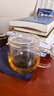 富光花茶杯 男女士茶水分离杯子 双层办公泡茶玻璃杯带把高硼硅水杯 实拍图