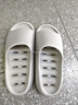 厚底浴室拖鞋夏季家用室内防滑情侣速干镂空洗浴漏水拖鞋男士 摩卡灰-EVA速干防滑 26 44-45适合43-44的脚 实拍图