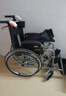 鱼跃 (yuwell)手动轮椅车H062折叠老人轻便免充气铝合金旅行手推代步 实拍图