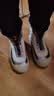 达芙妮厚底防水雪地靴女款2026新款冬季女鞋户外毛毛棉靴加厚保暖棉鞋 实拍图