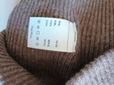 玖慕（JIUMU）纯羊毛保暖毛线帽秋冬针织帽冷帽冬帽冬天户外护耳防寒帽子女冬季 实拍图