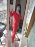 南极人本命年鸿运保暖内衣女士秋衣秋裤加厚加绒保暖衣套装红色M 实拍图