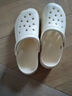 名创优品（MINISO）洞洞鞋男女夏季外穿沙滩凉鞋防滑厚底踩屎感包头凉拖鞋 蓝 38-39 实拍图