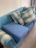 艾薇 沙发套全包沙发垫套罩弹力坐垫套靠背套M码30-55*60-80西湖蓝 实拍图