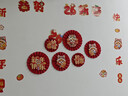 新玥新年装饰套装2026马年春节纸扇花背景墙过年店铺客厅教室场景布置 实拍图