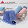 洁丽雅（Grace）A类纯棉抗菌防螨方巾4条装 柔软舒适吸水儿童小毛巾长绒棉擦汗巾 实拍图
