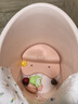 世纪宝贝（babyhood）维尼浴桶 儿童泡澡桶 宝宝加厚洗澡盆 婴儿游泳桶赠浴凳 304粉 实拍图