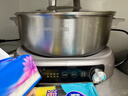 九阳（Joyoung）0涂层IH秒涮电火锅火锅专用锅电锅家用4-8人分体式可拆洗多功能电蒸锅不锈钢电煮锅6L火锅锅GN12 实拍图