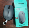 罗技（Logitech）M170鼠标 无线鼠标 办公鼠标 对称鼠标 灰色 带无线2.4G接收器 实拍图