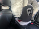 Heekin德国 儿童安全座椅汽车用0-4-12岁婴儿宝宝360度旋转ISOFIX硬接口 尊享灰(遮阳棚+上拉带+侧保护) 实拍图