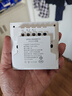 领普科技超薄智能开关E3 Pro AG玻璃蓝牙mesh2.0 已接入米家APP单火双键白 实拍图