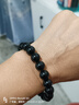 石玥珠宝精品乌金天然黑曜石手串本命年转运珠佛珠水晶手链男女士款 10mm 实拍图