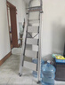 杜邦（DU PONT）梯子家用折叠铝合金梯加厚人字梯登高梯爬步安全梯扶梯楼银色5步 实拍图