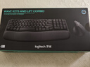 罗技（Logitech）Wave Combo 无线人体工学键鼠套装 垂直鼠标 无线蓝牙鼠标 办公键盘 无线键盘 蓝牙键盘 黑色 实拍图