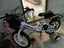 永久（FOREVER）儿童自行车宝宝脚踏车儿童折叠自行车3-8岁童车14寸一体轮 实拍图