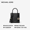 MICHAEL KORS礼物轻奢MK女包MERCER手提单肩斜挎琴谱包迷你 黑色 实拍图