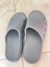 京东京造【3.5cm踩屎感】eva厚底拖鞋男士防臭休闲凉拖鞋 碳灰 42-43 实拍图