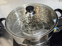 苏泊尔SUPOR好帮手304不锈钢双层复底28cm蒸锅燃气电磁炉通用蒸笼SZ28B5 实拍图