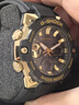 卡西欧（CASIO）钢铁海洋之心GSHOCK手表太阳光能智能蓝牙蛇年限定送男友情人节礼 GST-B400GB-1A9黄金时代 实拍图
