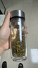 富光玻璃杯双层 带茶隔高硼硅玻璃水杯 茶水分离车载泡茶杯子男320ml 实拍图
