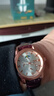 沃凯全自动机芯械男士手表高档日历石英表男款潮流时尚手表男名表 时尚款蓝面 实拍图