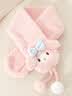 Hello Kitty儿童围巾冬季防风保暖毛绒女童幼儿宝宝假领围脖5009粉色美乐蒂 实拍图