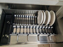 悍高（HIGOLD） 厨房橱柜拉篮碗架抽屉式碗篮加厚304不锈钢底板调味篮双层碗碟篮 800柜2层-PDL3.0系列套装【发】 实拍图