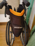 鱼跃 (yuwell)手动轮椅车H062折叠老人轻便免充气铝合金旅行手推代步 实拍图