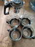 【京东物流】茶壶套装整套茶具大容量玻璃茶杯带滤网耐高温泡茶具 1000ML一壶+四杯套装【无茶盘】 实拍图