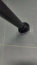 施香曼浴帘套装磁吸免打孔直杆折叠防水防霉布浴室隔断淋浴折叠干湿分离 灰色帘+黑杆+双侧磁吸+挡水 适合150-180墙宽 帘宽1.8米高2米 实拍图