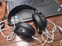 iKF VP7头戴式游戏耳机有线电竞赛事级【60MM双材料振膜大动圈】FPS游戏专用高解析监听耳机 炭黑色 实拍图